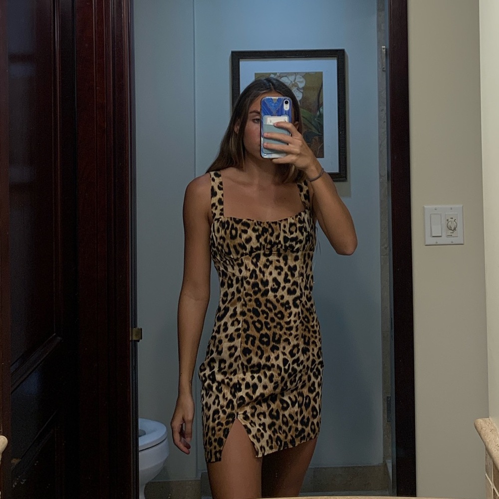 Princess Polly cheetah print dress